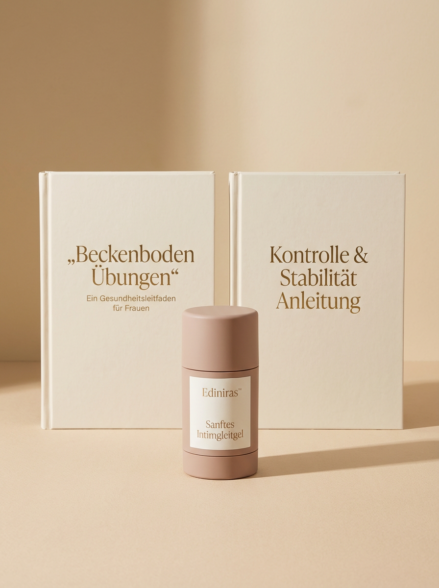 1 gratis Ediniras Gleitgel + 2 Beckengesundheits-E-Books
